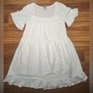 Princess Polly  white Livia mini dress Size 4